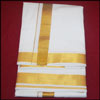 Pure 100% Premium Cotton Dhoti with big zaree border(CCM663J) - Click here to View more details about this Product